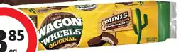 Coles Arnott's Mini Wagon Wheels Original Biscuits offer