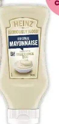 Coles Heinz Mayo Seriously Good Mayonnaise offer
