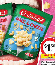Coles Continental Pasta & Sauce Macaroni Cheese offer