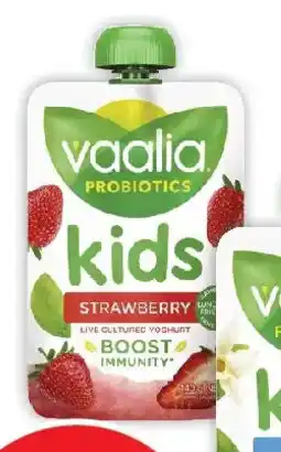 Coles Vaalia Kids Strawberry Yoghurt Pouch offer
