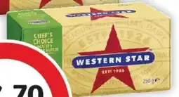 Coles Western Star Dairy Butter Unsalted Cultured offer