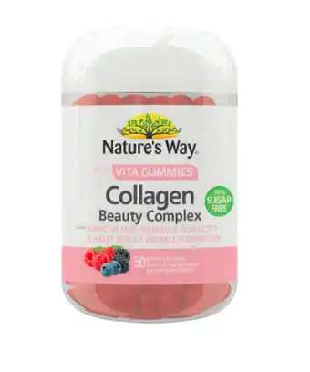 Coles Nature’s way adult vita gummies collagen beauty complex 50 pack offer