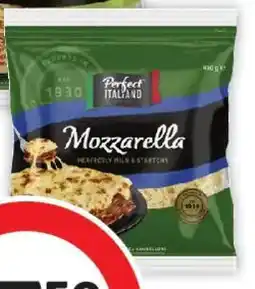 Coles Perfect Italiano Dairy Cheese Grated Mozzarella offer