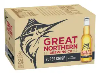 Liquorland Great northern super crisp lager bottle 330ml offer