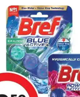 Coles Bref Blue Active Rimblock Eucalyptus Toilet Cleaner offer
