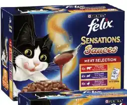 Coles Felix Sensations Sauce Meat Selection Cat Food offer