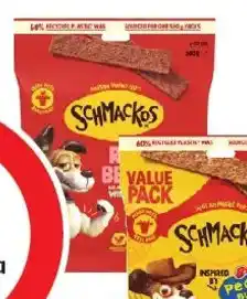 Coles Schmackos Strapz Dog Treats with Beef offer