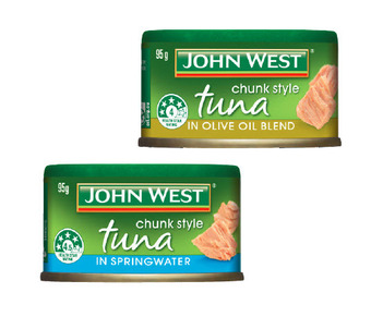 Coles John west tuna tempters 95g offer