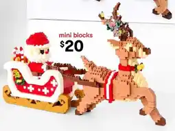 Kmart Mini Blocks: Reindeer & Santa offer