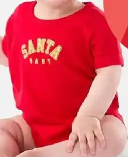 Kmart Christmas Short Sleeve Print Bodysuit offer