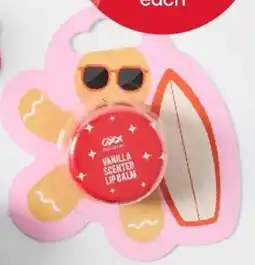 Kmart OXX Cosmetics Gingerbread Man Lip Balm offer