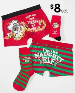 Kmart Trunks and Socks Set offer