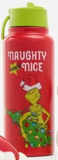 Kmart The Grinch Stainless Steel Drink Bottle offer