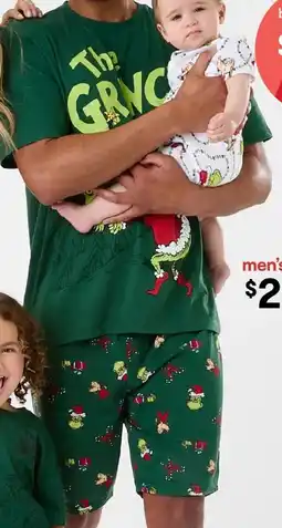 Kmart Christmas The Grinch License Knit Family Pyjama Set offer