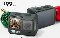 Kmart 4K Touchscreen Waterproof Action Camera offer