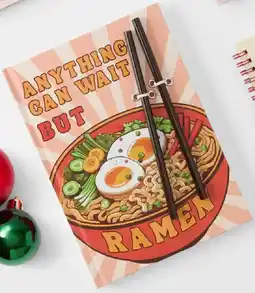 Kmart Ramen with Pencil Notebook offer