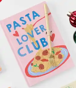 Kmart Pasta Pen with Notebook offer