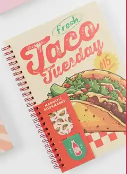 Kmart Taco with Magnets Notebook offer
