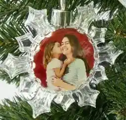 Kmart Snowflake Photo Ornament offer