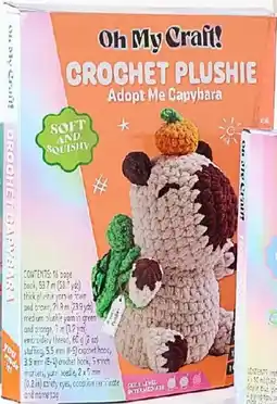 Kmart Oh My Craft! Crochet Plushie Adopt Me Capybara offer