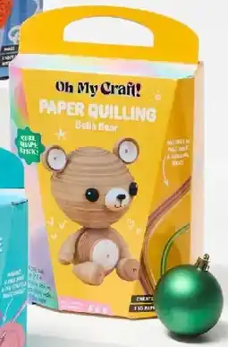 Kmart Oh My Craft! Paper Quilling Bella Bear offer