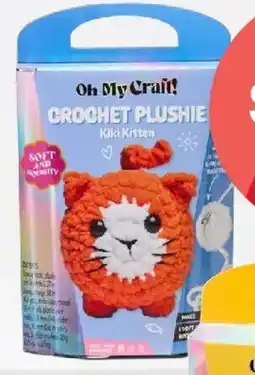 Kmart Oh My Craft! Crochet Plushie Kiki Kitten offer