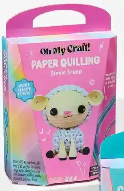 Kmart Oh My Craft! Paper Quilling Stevie Sheep offer