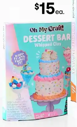 Kmart Oh My Craft! Mini Desserts Whipped Clay Kit offer