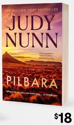 Kmart The million copy bestseller Judy Nunn Pilbara offer