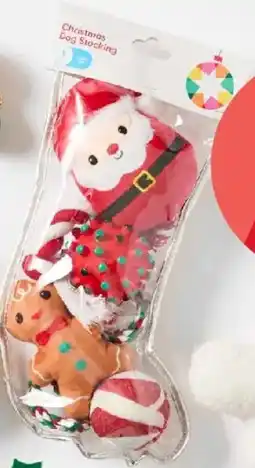 Kmart Christmas Dog Toys in Stocking offer