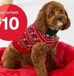 Kmart Pet Christmas Jumper offer