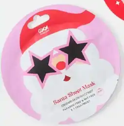 Kmart OXX Skincare Santa Sheet Mask offer