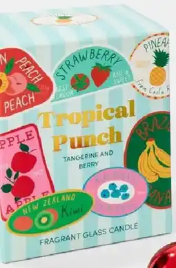 Kmart Tropical Punch Fragrant Glass Boxed Candle offer