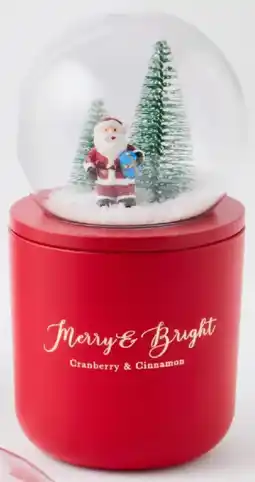 Kmart Christmas Merry & Bright Globe Candle offer