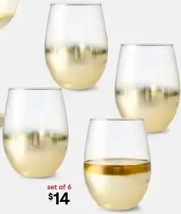 Kmart Look Stemless Glasses offer