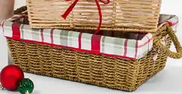 Kmart Christmas Basket with Printed Liner offer