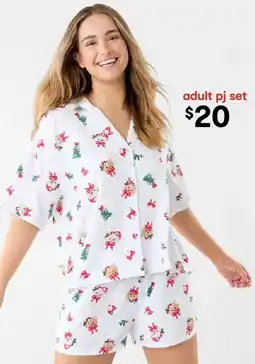 Kmart Christmas Woven Boxy Pyjama Set offer