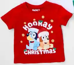 Kmart Bluey License Christmas Short Sleeve T-shirt offer