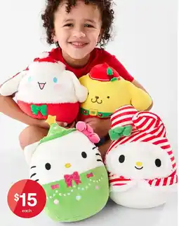 Kmart Original Squishmallows Sanrio Hello Kitty Christmas Plush Toy offer