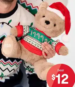 Kmart Kenzie Christmas Plush Bear offer