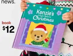 Kmart Kenzie's Night Before Christmas - Book offer