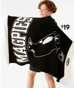 Kmart AFL Collingwood Magpies Cotton Beach Towel offer
