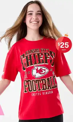 Kmart Official NFL Kids Youth T-shirt offer