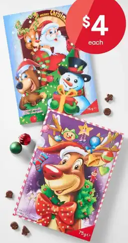 Kmart Santa or Reindeer Chocolate Advent Calendar offer