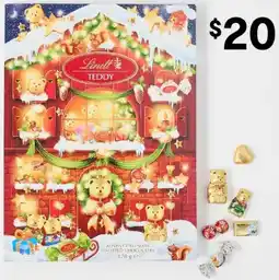 Kmart Lindt Teddy Advent Calendar Assorted Chocolates offer