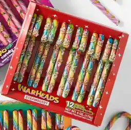 Kmart Warheads Strawberry Sour Candy Canes offer