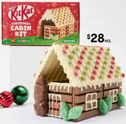 Kmart Nestle KitKat Christmas Cabin Kit offer