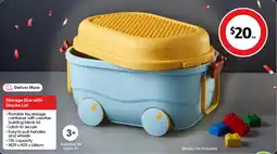 Coles Storage Box with Blocks Lid offer