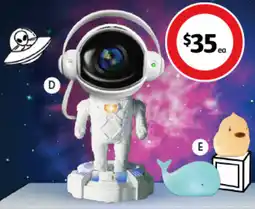 Coles Luxe Lumi Astronaut Projector Light offer