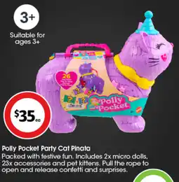 Coles Polly Pocket Party Cat Pinata offer